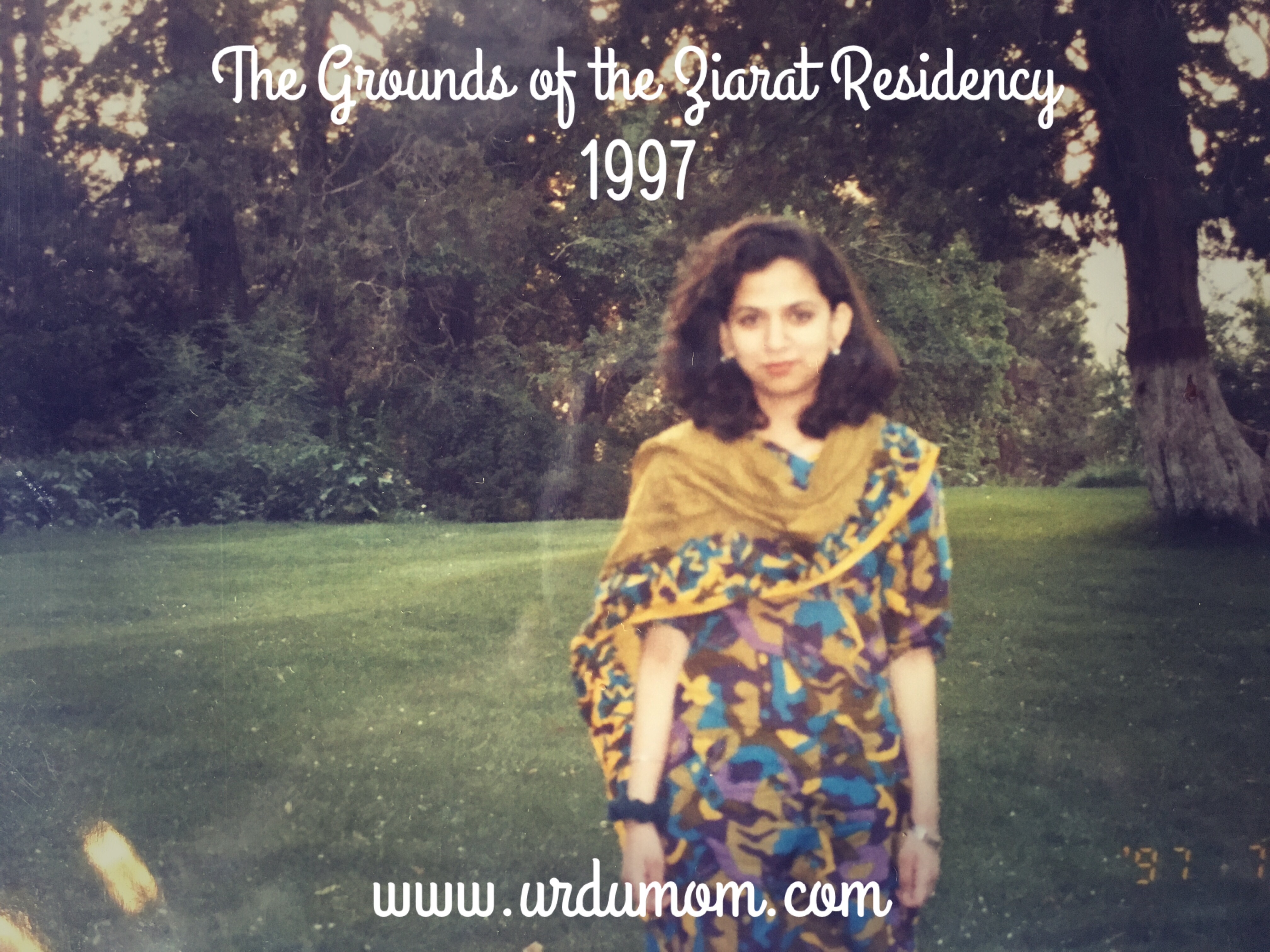 Visiting the Ziarat Residency, Circa 1997
