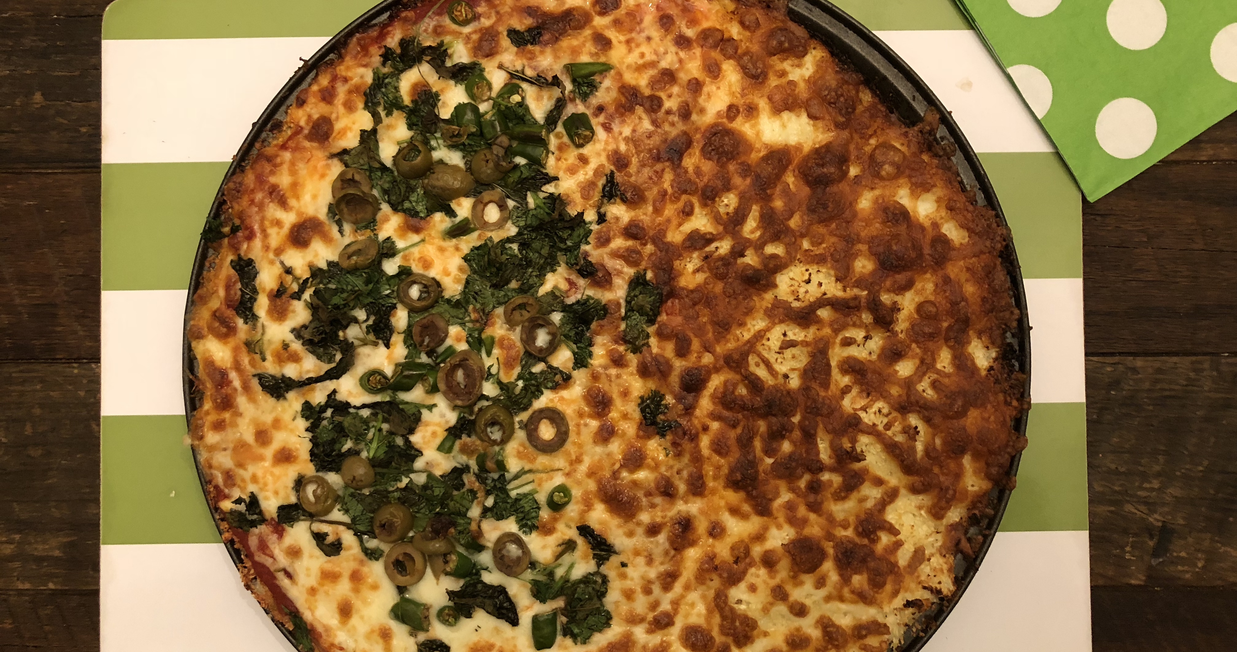 Cauliflower pizza