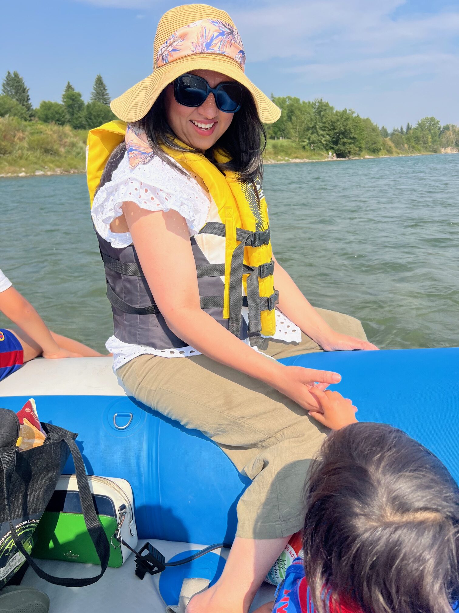 Rafting down the bow river, fun things to do in Calgary